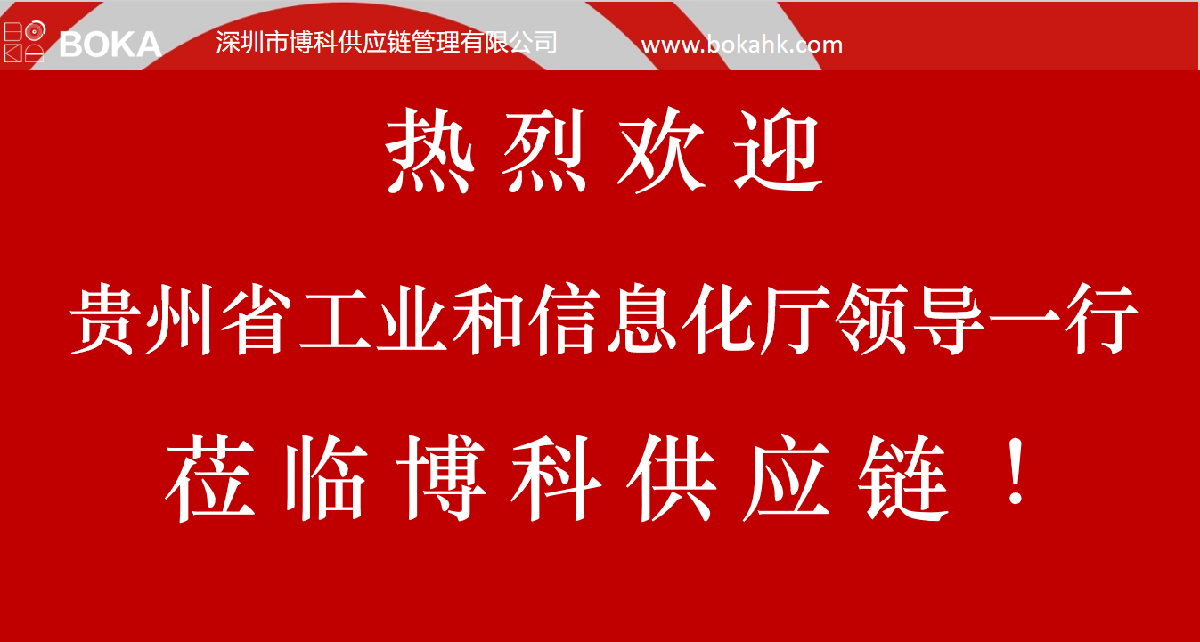 贵州工信厅金厅长一行考察乐虎lehu供应链